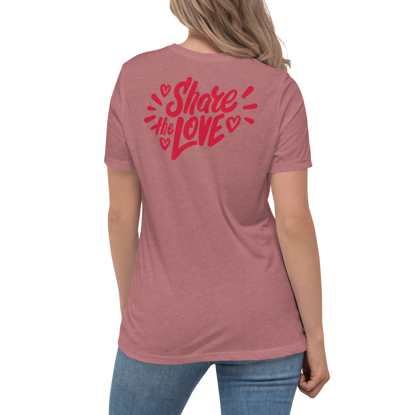 Premium Comfort Women's Relaxed Tee with "Ink Love" Iconic motif