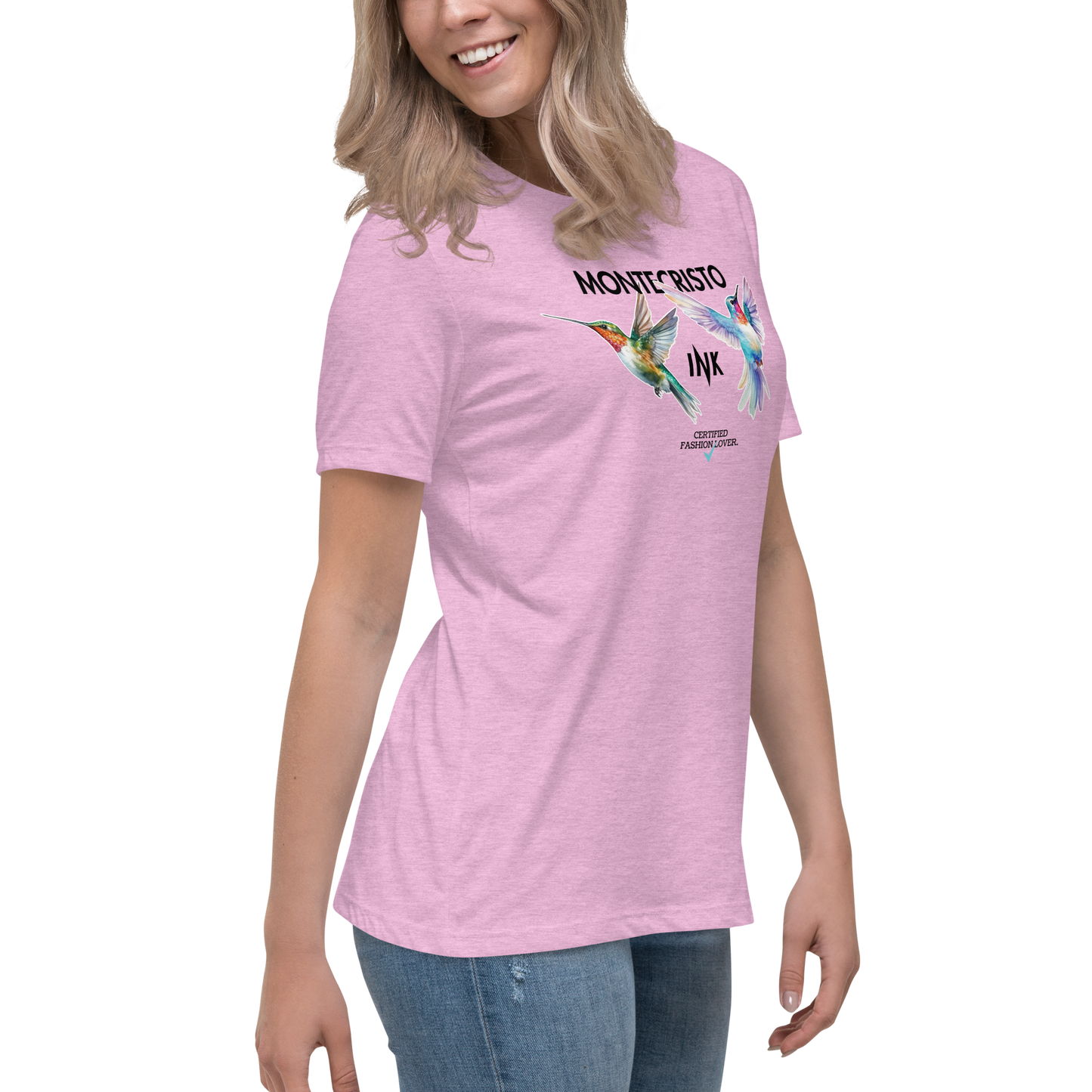 Premium Comfort Women's Relaxed Tee with "Certified Fashion Lover" motif