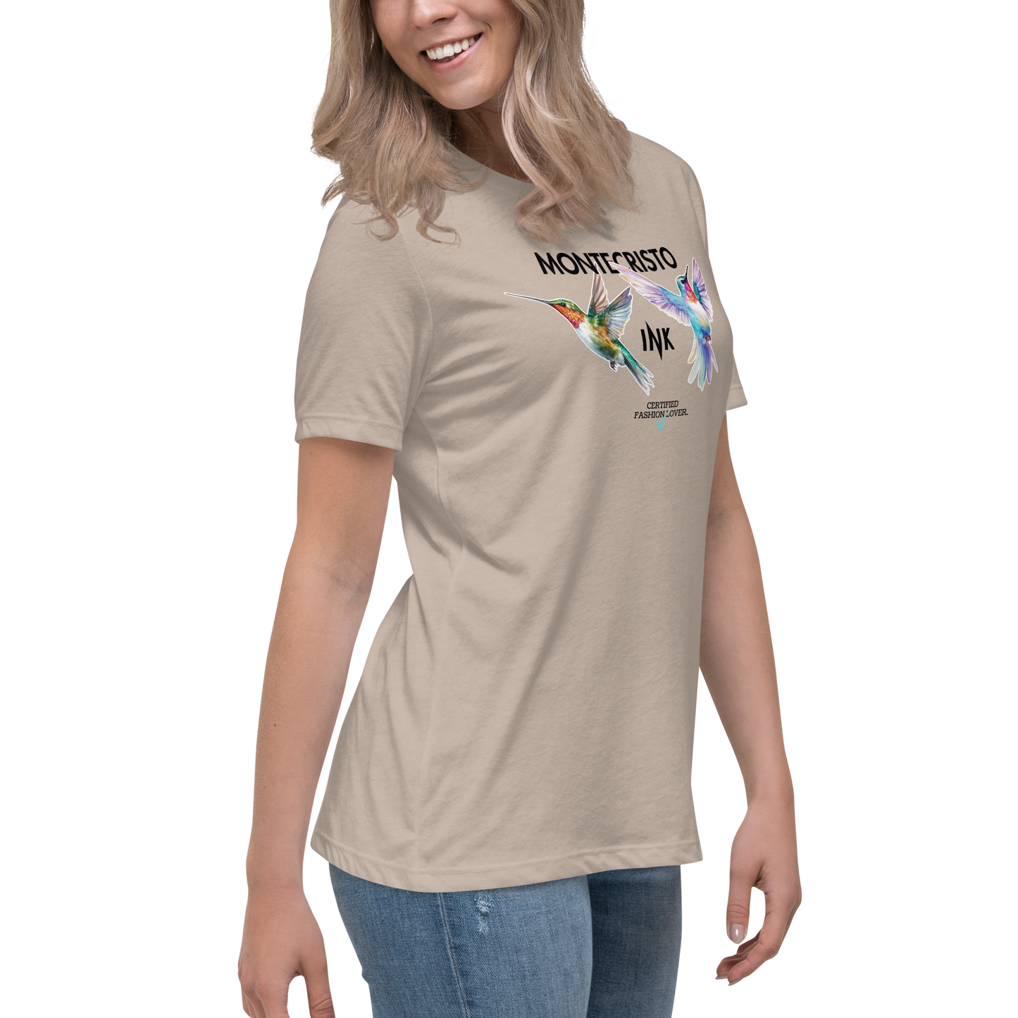 Premium Comfort Women's Relaxed Tee with "Certified Fashion Lover" motif