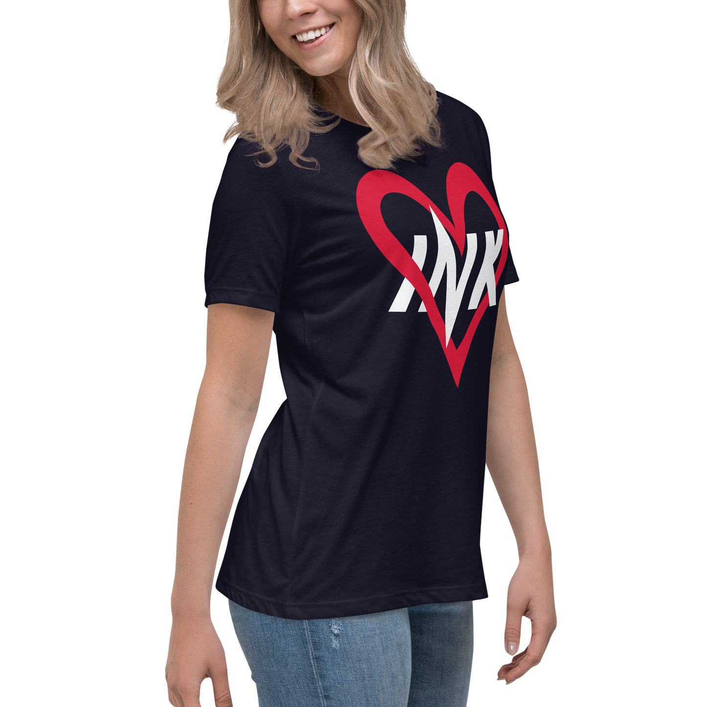 Premium Comfort Women's Relaxed Tee with "Ink Love" Iconic motif