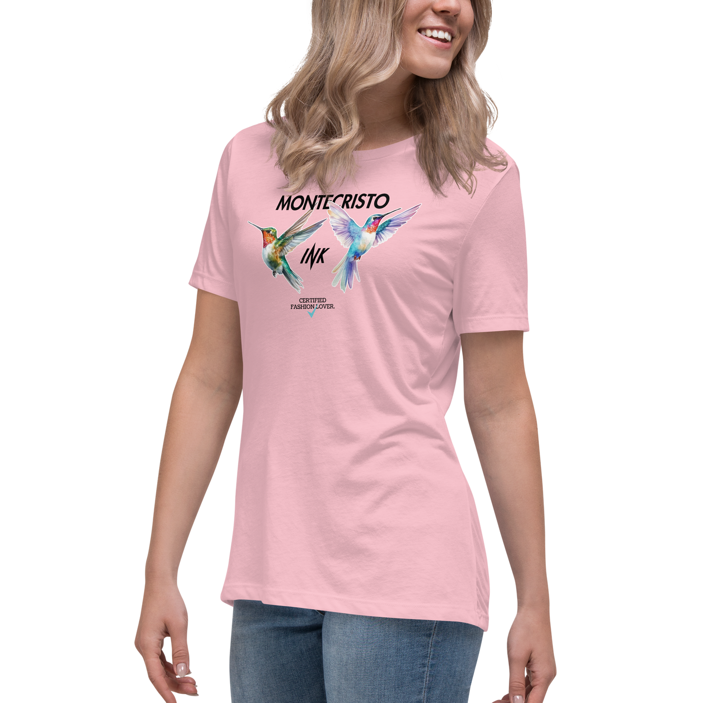 Premium Comfort Women's Relaxed Tee with "Certified Fashion Lover" motif