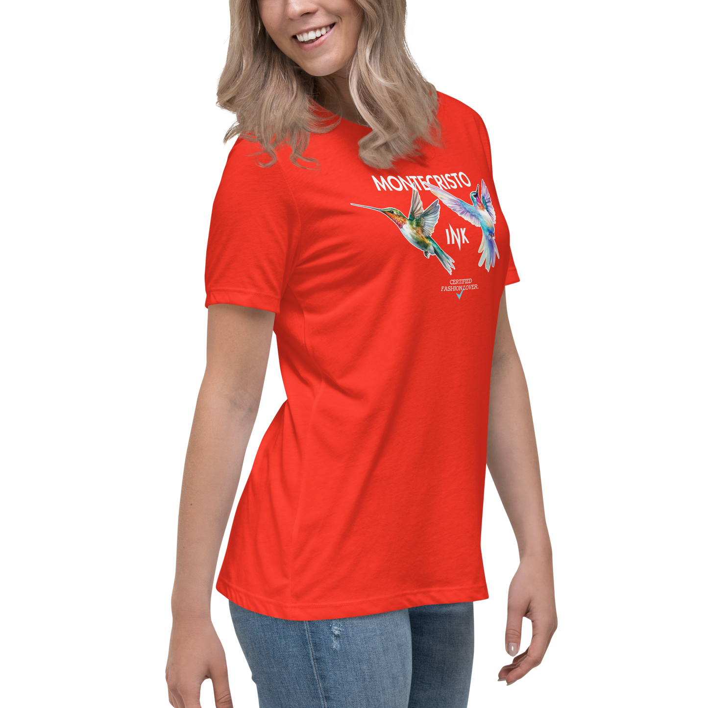 Premium Comfort Women's Relaxed Tee with "Certified Fashion Lover" motif