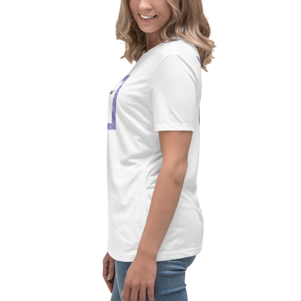 “The Lavender Route” motif Premium Comfort Women's Relaxed Tee